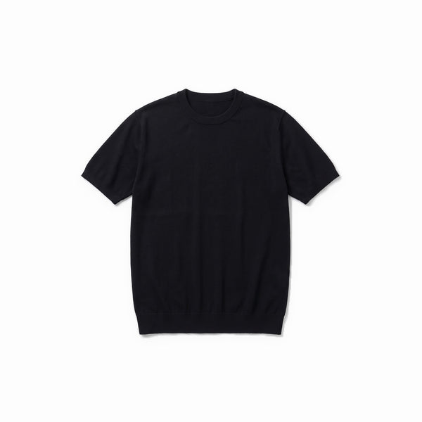 Belugga Fine Knit Tee — Black