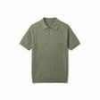 Belugga Heather Knit Polo — Green