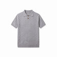 Belugga Heather Knit Polo — Grey