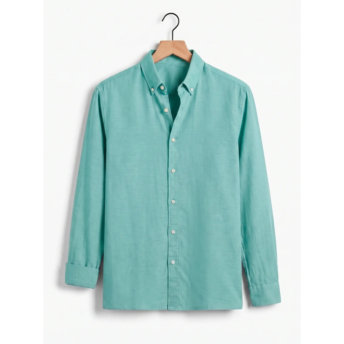Belugga Linen Shirt — Aqua