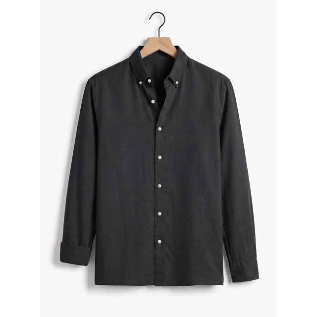 Belugga Linen Shirt — Black