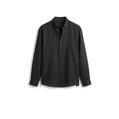 Linen Shirt — Black