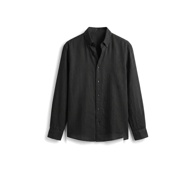 Linen Shirt — Black