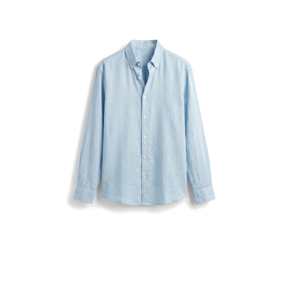 Linen Shirt — Light Blue