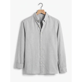 Belugga Linen Shirt — Light Grey