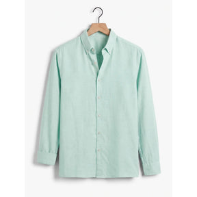 Belugga Linen Shirt — Mint