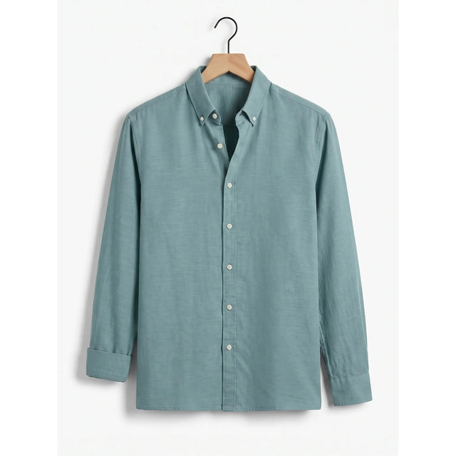 Belugga Linen Shirt — Teal