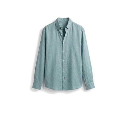 Linen Shirt — Teal