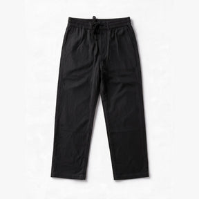 Belugga Linen Trouser, Drawstring — Black