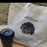 puppy tote bag