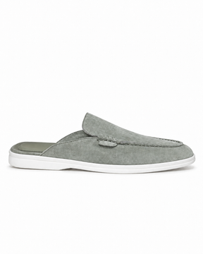 Belugga Dune Mule — Sage Green suede