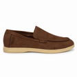 Belugga Terra Loafer — Cocoa suede, beige sole