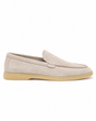 Belugga Terra Loafer — Cream suede, beige sole