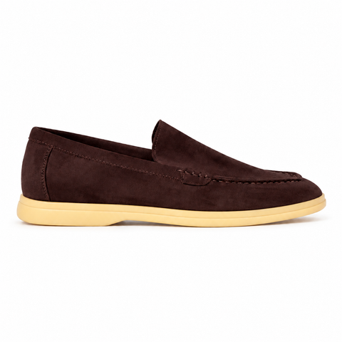 Terra Loafer — Dark Brown, Beige Sole