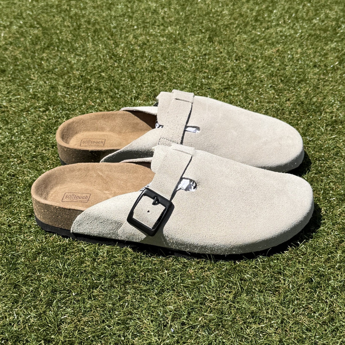 Belugga Clog — Stone Suede, second view