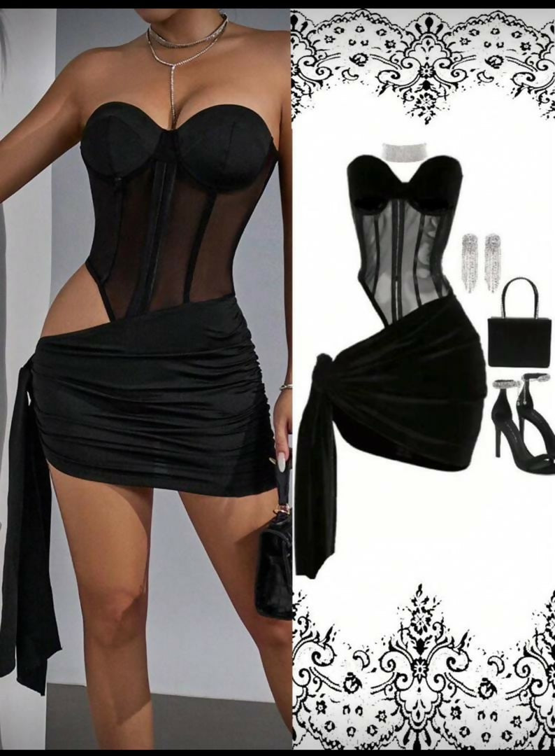 Corset sexy dress