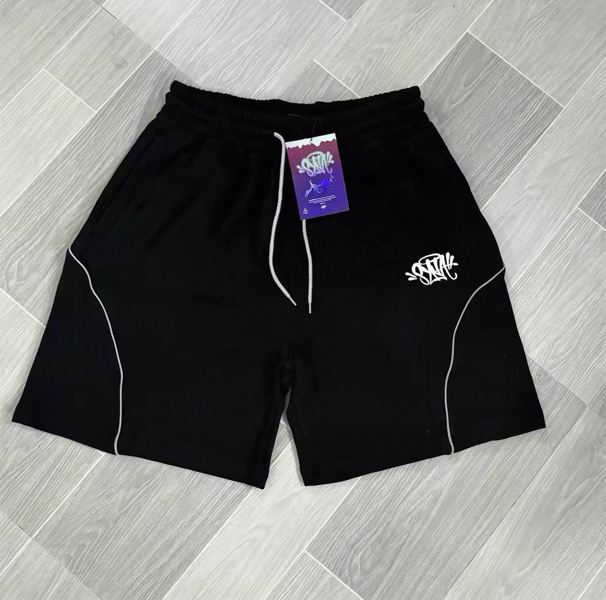 Black Street Sweat Shorts