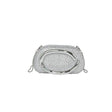 Silver Rhinestone Clutch Bag