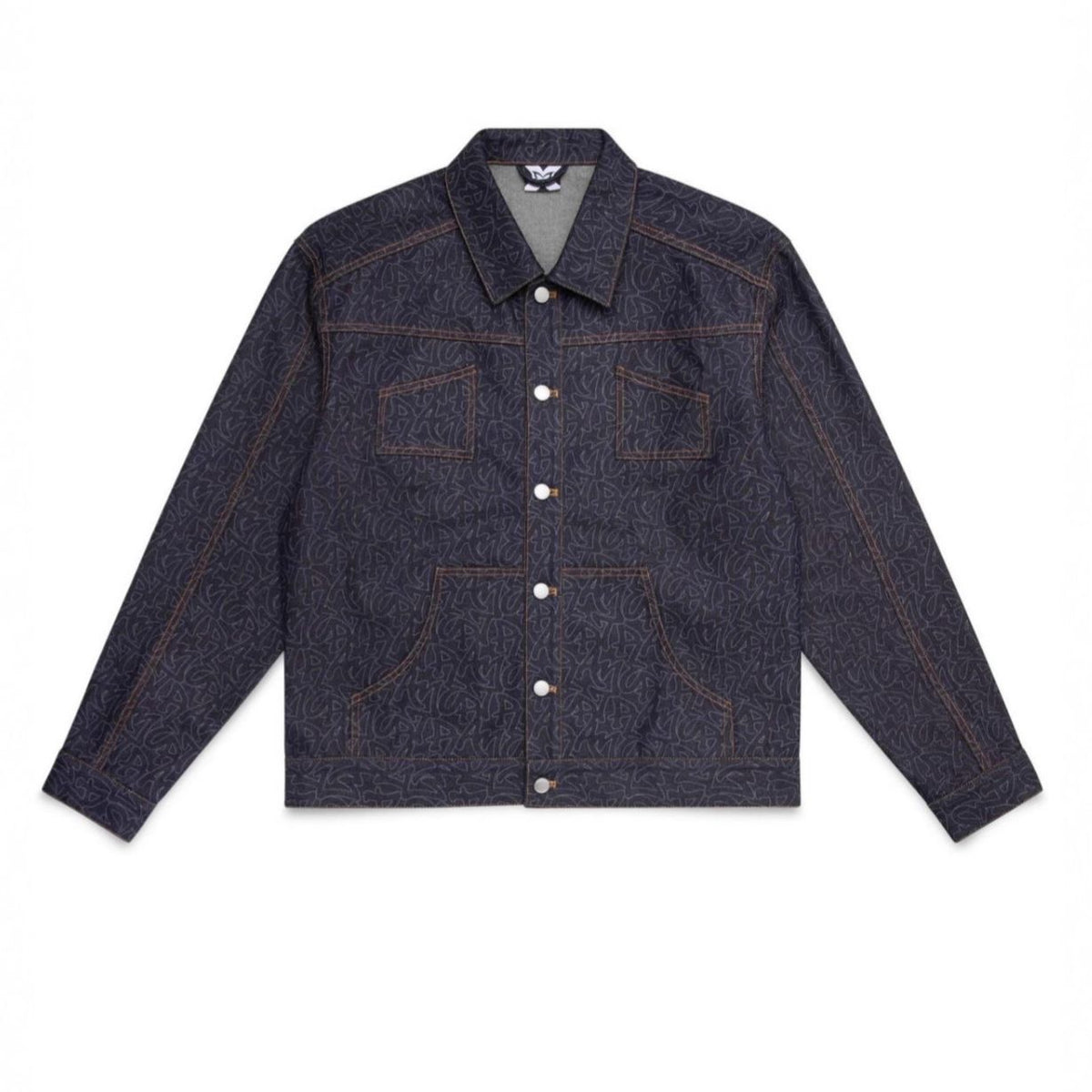 Dark Denim Print Jacket