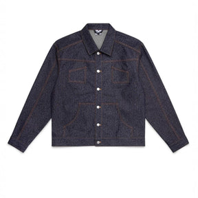 Dark Denim Print Jacket