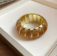Light Brown Chunky Resin Bracelet