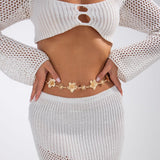 Gold Flower Waist Chain