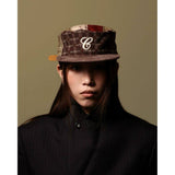 Vintage Patchwork Embroidered Flat Brim Cap