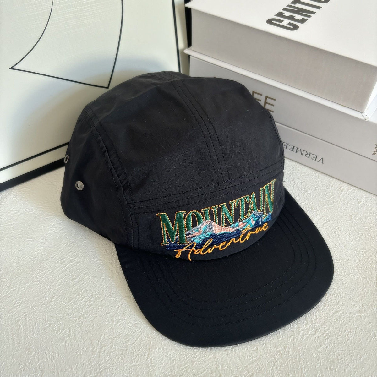Black Mountain Embroidered Camp Cap