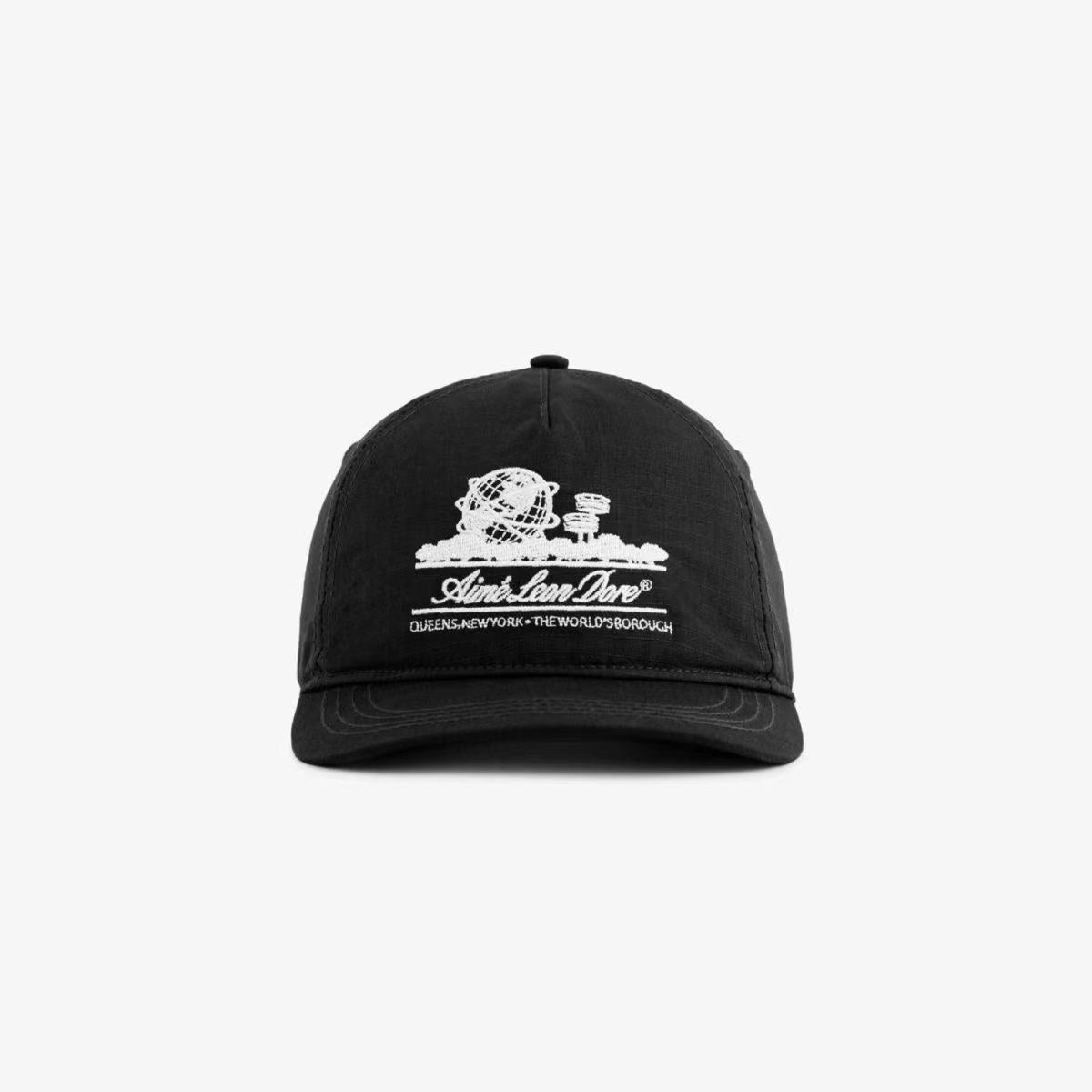 Black Embroidered Unisphere Baseball Cap