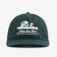 Peacock Green Embroidered Unisphere Baseball Cap