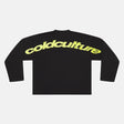 Black Graphic Print Long Sleeve Tee