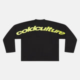 Black Graphic Print Long Sleeve Tee