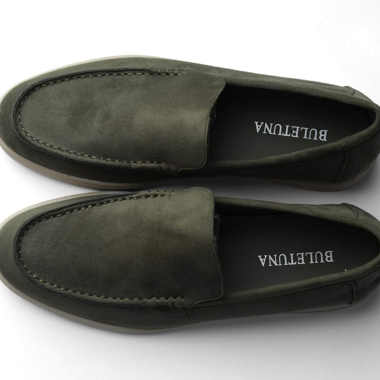 Terra Loafer — Olive Suede
