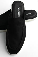 Dune Mule — Black, angle