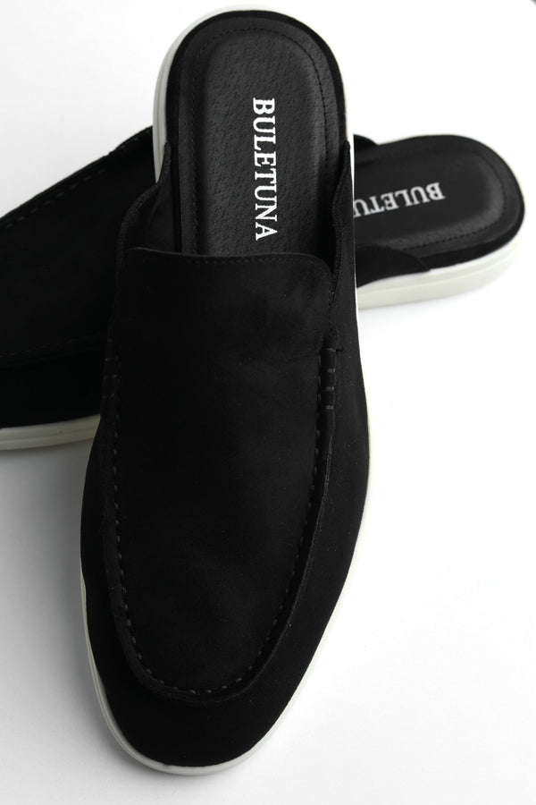 Dune Mule — Black, angle