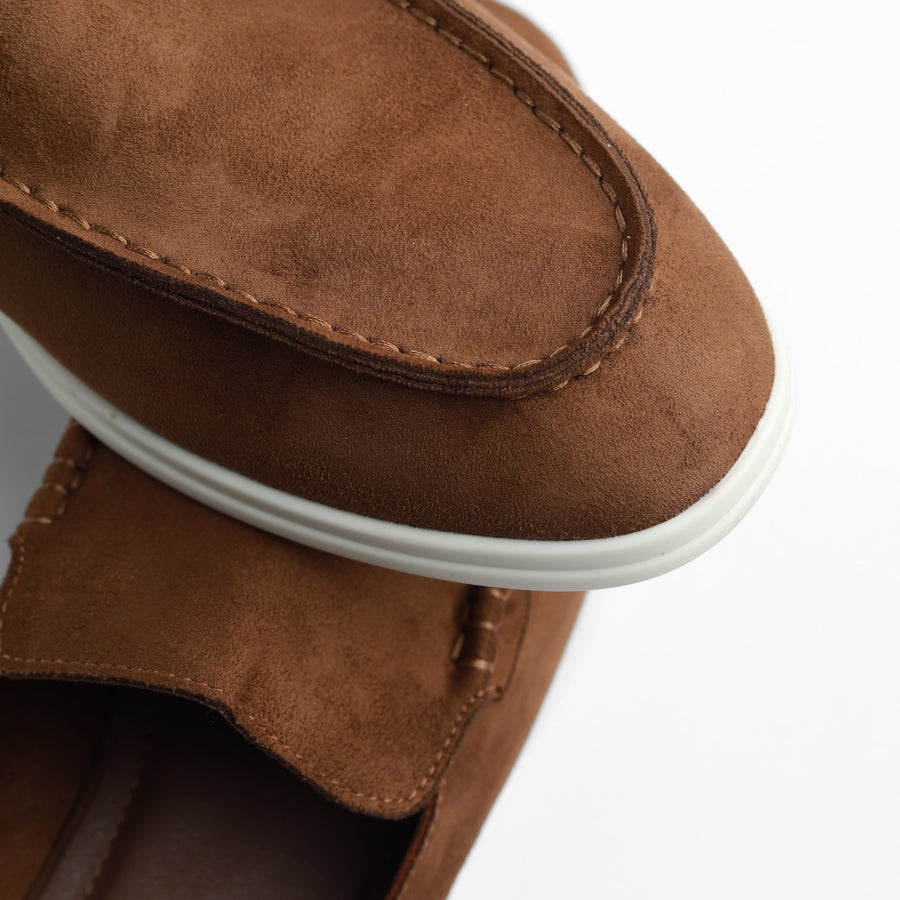 Suede detail