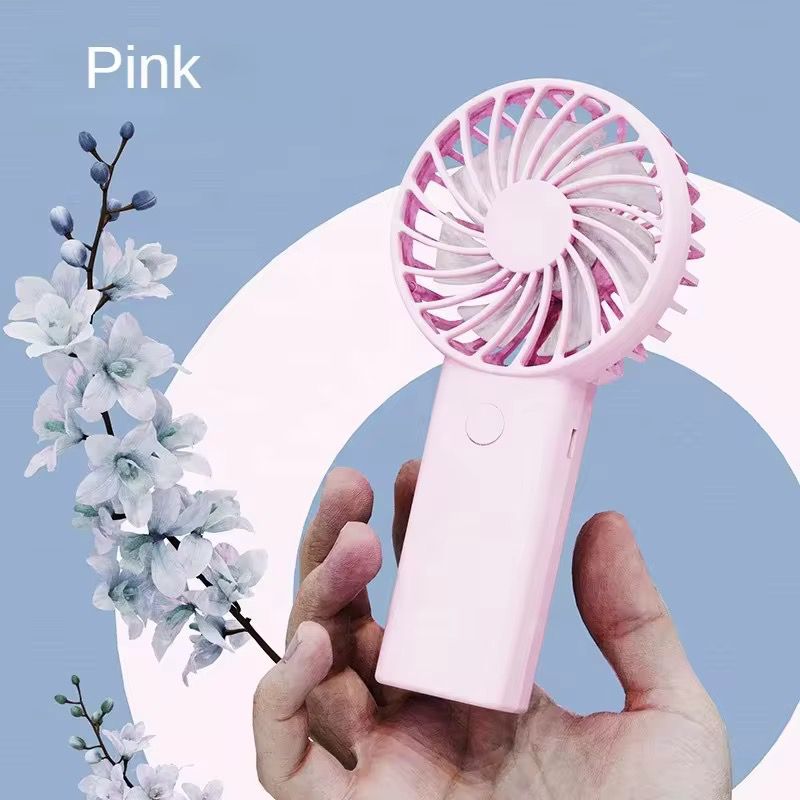 Pink mini fan