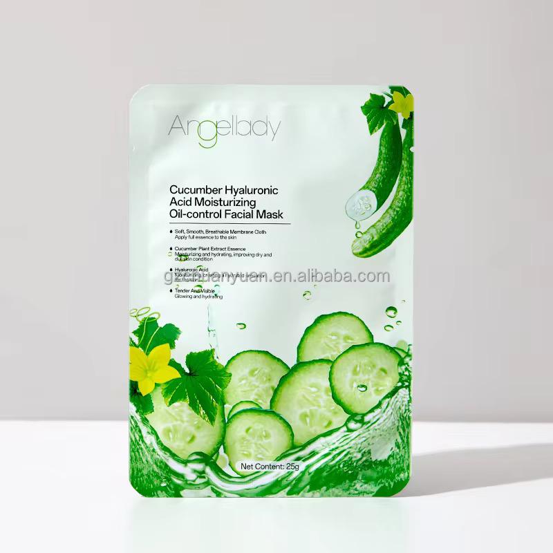 Cucumber facial mask