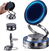 Vacuum magnetic phone holder