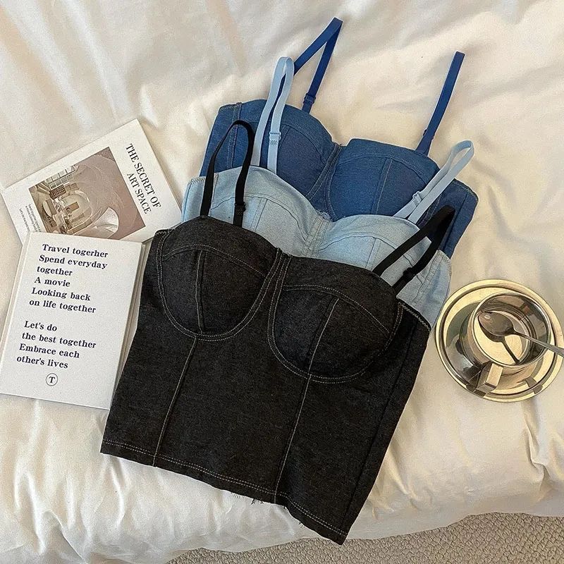 Demin corset