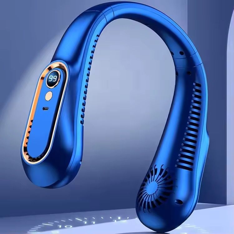 Wearable neck fan