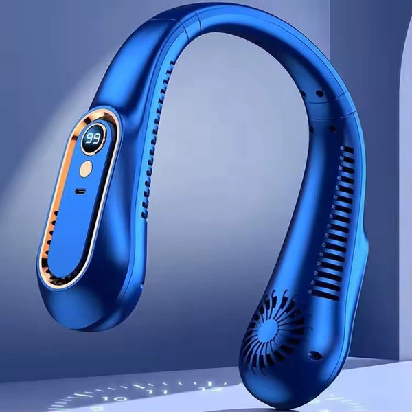 Wearable neck fan