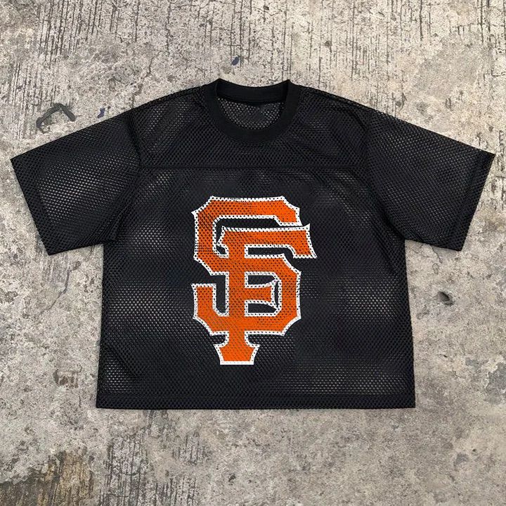 SF print Baseball T-shirt