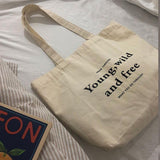 young,wild & free bag