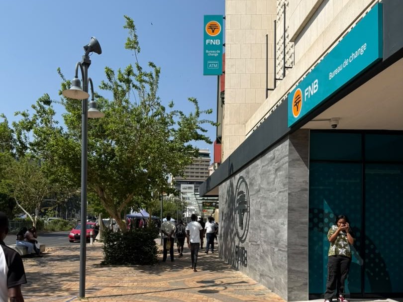 The FNB corner near Post Street Mall