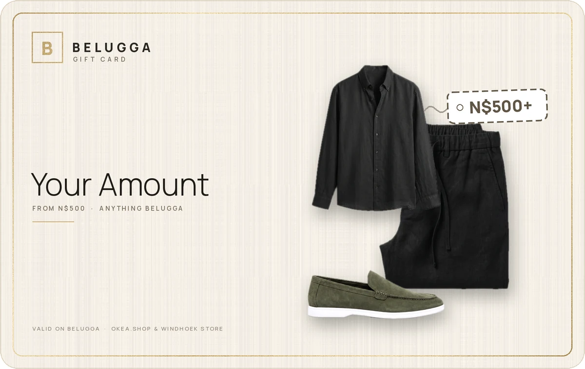 Belugga gift card, your own amount from N$500